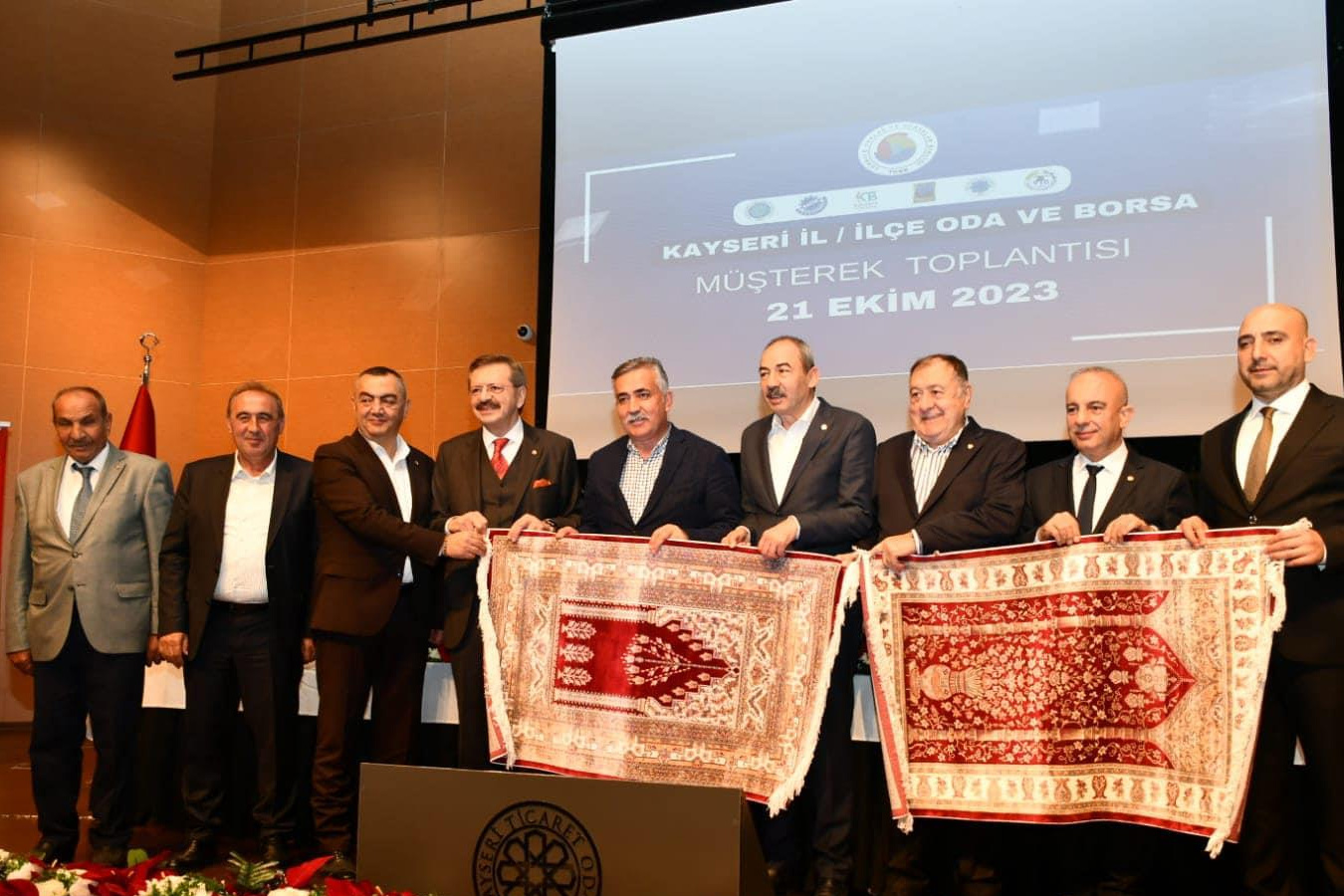 TOBB Held the Joint Chamber and Exchange Meeting in Kayseri. TOBB Held the Joint Chamber and Exchange Meeting in Kayseri.