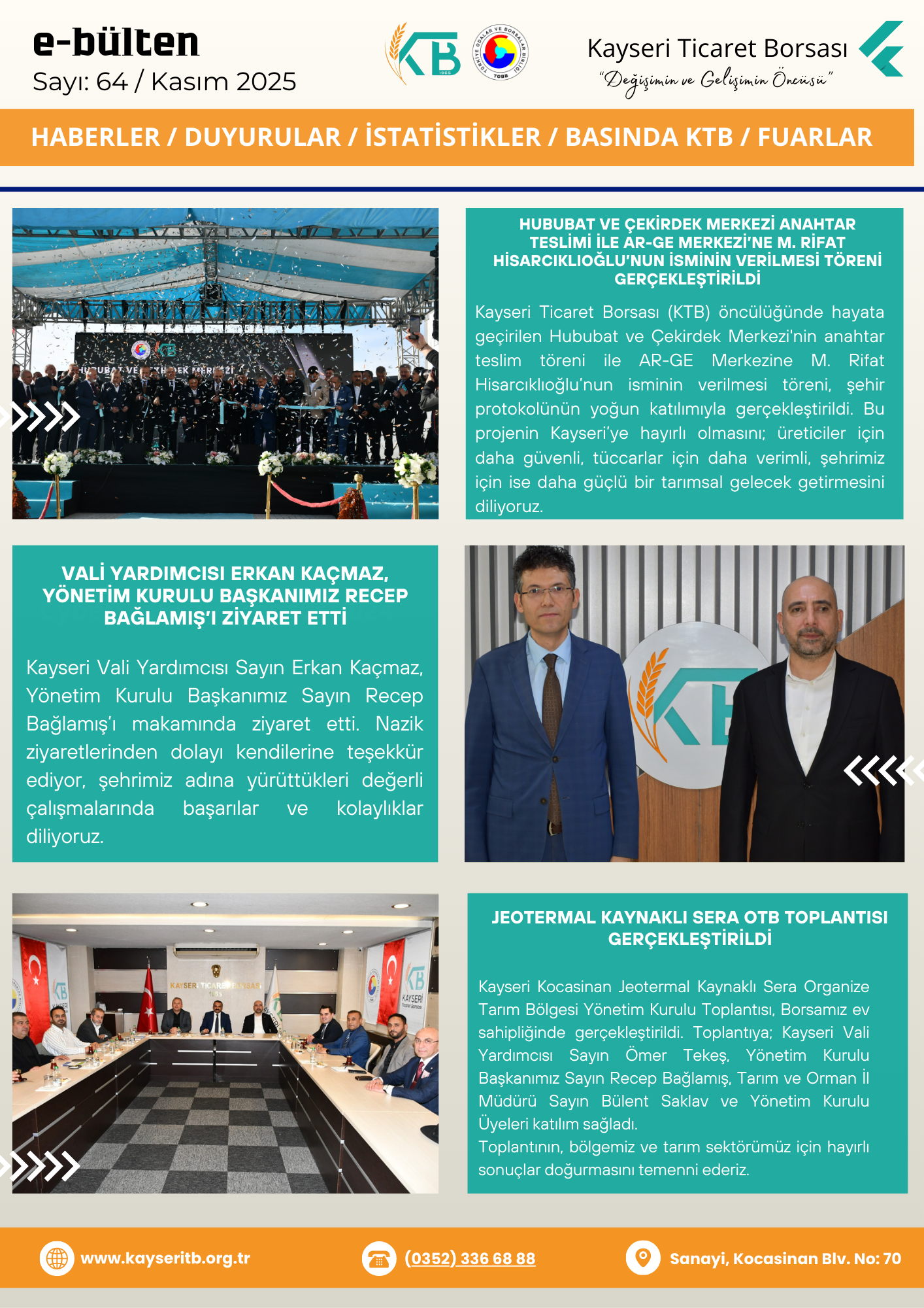 Kasım 2025 E-Bülten