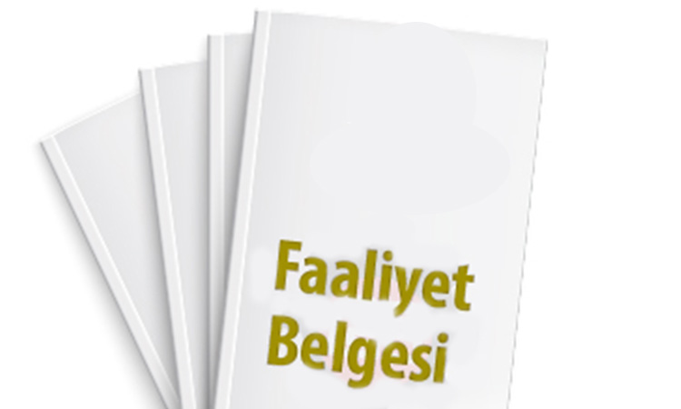 Online Faaliyet Belgesi