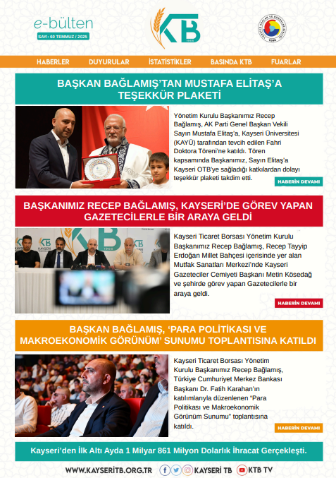 Temmuz 2025 E-Bülten